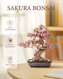 Rolife 3D Wooden Puzzle Flower for Adults, DIY Sakura Bonsai Tree Plants for Home Table Decor, Creative Cherry Blossom Crafts Birthday Model Building Kits Toys — 2