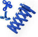 Aiboxin Elastic No Tie Shoelaces for Kids Adults Tieless Stretch Shoe Laces | Blue — 1