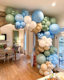 110pcs Light Blue Balloon Arch Kit with 18 12 10 5 inch Balloons — 6