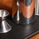 Tebery 2 Pack Black Bar Mat, 18" x 12" Rubber Dish Drying Mat for Countertop, Non Slip Cocktail Service Spill Mats… — 6