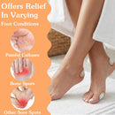 24 Pcs Bunion Pads to Wear with Shoes, Self-Adhesive Waterproof Cushion Protector, Multi-Size Moleskin for Feet, Breathable Foam Bunion Pads — 6