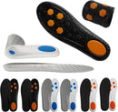 6 Pairs 4D Cloud Insoles for Men - Steppers Anti Fatigue with Arch Support, Heel/Forefoot Shock Pads | Trim-to-Fit, Sports Comfort, Foot Pain Relief, Breathable (US M 7.5-10.5) — 1