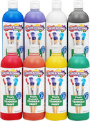 Colorations Paraben-Free Simply Washable Tempera Paint, Rainbow Plus 8-Pack | Paraben-Free Formula | Assorted, 8 Colors — 1