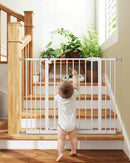 keny 29"-42.5" Baby Gate for Stairs, Auto Close Safety Dog Gate