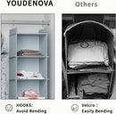 YOUDENOVA Hanging Closet Organizer, Closet Organizers and Storage, Grey — 7