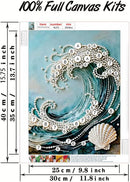 5D Diamond Art Pearl Painting Kits for Adults,DIY Diamond Art Kits for Wave | HL072 — 6