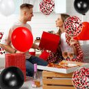 68Pcs Red Black White Latex Balloons 12 Inch with Black Red Confetti Balloons for Birthday, Wedding, Baby Shower, Graduation Poker Card Party. | Heihongbai — 6
