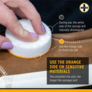 SneakERASERS Instant Shoe Cleaner Pre-Moistened Sponge, 3 Pack — 4