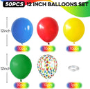 Red Blue Yellow Green Balloons 12 Inch Rainbow Colorful Latex Party Balloon — 2