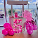 Pink Balloons Metallic Pink Balloon, 50Pcs 12Inch Hot Pink Chrome Pink Latex Balloons Light Pink Balloon and Dark Magenta Pink Balloons for Birthday,Baby Shower,Princess Theme Party Decorations — 3