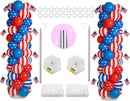 LANGXUN 12ft Table Balloon Arch Kit For Birthday Decorations, Party,Wedding and Graduation Decorations, Christmas Decorations Baby Shower Bachelor Party Supplies (Balloon Column Stand Kit) — 1