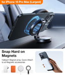 TORRAS Magnetic Slim-Fit for iPhone 16 Pro Max Case Thin Black — 5