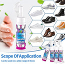 Yass Clean Shoe Cleaner, Water-Free Sneaker Cleaner Foam, White Shoe Cleaner Kit with Brush for Sneaker, Tennis, Leather, Canvas, Golf, Boot, 4 Pack 6.76 Oz — 7