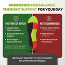 Daily Comfort Shoe Inserts, Balanced Support for Overpronation & Supination Gait, Memory Foam Heel Cups, Kids Friendly Arch Stability, Plantillas para Hombre, Men 8.5-12.5 / Women 10-13.5 — 8