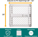 MYPET Universal Pet Gate: 26” - 42” Wide Dog Gate for Doorways with Pressure…
