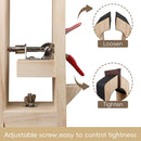 Leather Stitching Pony, 360° Rotation Wood Sewing Pony Horse Clamp for DIY Hand Leathercraft Sewing — 3