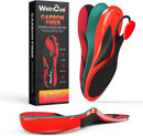 Carbon Fiber Insoles for Men: Enhance Sport Performance in Running & Jump for Athletes, Plantar Fasciitis Relief Inserts, XXL, 12-13 Women, 10-11 Men — 1