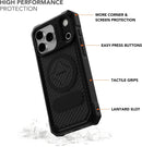 Rokform Rugged Case for iPhone 17 Pro Max, Magnetic + RokLock (Black) — 2