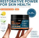 Urea Cream 60% with 2% Salicylic Acid, Urea Cream 60 Percent for Feet Maximum Strength, Foot Cream & Callus Remover for Dry Cracked Heels, Rough Thick Skin, Deep Hydration, 5.29 oz — 5