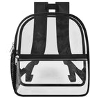 USPECLARE Clear Backpack for Stadium Approved 12×6×12 Transparent Bag | Black | Small — 2