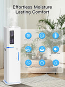 10L/2.64Gal Humidifiers for Bedroom, Top Fill Quiet Ultrasonic Cool Mist…