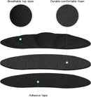 Back of Heel Cushion Pads, Adhesive Heel Grips Inserts for Boots, Loose Shoes Too Big, Reusable Heel Guards Liners for Women Men, Improve Shoe Fit, 8PCS-Black — 3