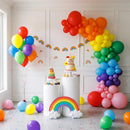 RUBFAC Rainbow Balloons 120pcs Party Balloons for Birthday Decorations | 12 inch — 3