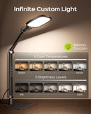 LED Desk Lamps for Home Office, 18W Bright Soft Video Conference Lighting — 4
