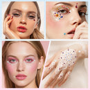 JIUZHU 7500+PCS Jewel Stickers for Crafts, Self Adhesive Gem Stickers Kit, Acrylic Rhinestone Stickers Assorted Shapes for Scrapbooking, Card Making, DIY Projects, Party Decorations — 5