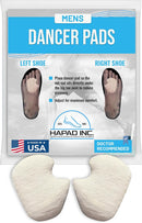 HAPAD Dancer Pad 5/16" - Men, Cut-Out Adhesive Pad Wool Felt Shoe Insert 1