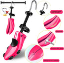 Eachway Pair of Professional 2-Way Premium Shoe Stretcher Tough Plastic Shoe Trees, Adjustable Length & Width Durable Shoe Shaper for Men and Women (Large) | rose — 2