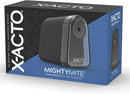 X-ACTO Pencil Sharpener, Mighty Mite Electric Sharpener, with Pencil Saver®, SafeStart® Motor, Black, 1 Count - Home, Office, School, Teacher Supplies (Pack of 3) — 8