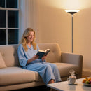 SIBRILLE Torchiere Floor Lamp - 72" Tall LED Standing Lamp with Remote/Button Control, 1800Lm, 3000-6500K, 30W… — 5