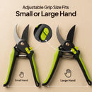 8.5" Professional Pruning Shears, Garden Clippers - Cuts 3X Easier Sharp Japanese Blade, Arthritis Friendly Garden Scissors for Seniors, Bonsai Cutters | Garden Shears — 4
