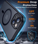 SPIDERCASE Magnetic for iPhone 15 Case, Black — 3