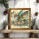 ZQEATRY Dragon Special Shape Diamond Art Kits for Adults,5D Diamond Painting Kits for Beginner,DIY Diamond Crystal Rhinestones Gem Art Kits for Home Wall Decor 11.8 X 11.8inch | XJ118 — 3