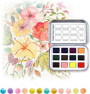 Grabie Set of 60 Color Pocket Watercolor Paint Set, 5 Theme Travel Palette | 60 Color 5 Theme — 4