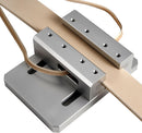 Leather Edge Trimmer for Belts and Straps, Adjustable Desktop Leather Edge Beveler Tool, Aluminum Leather Edger Machine for 3.5-4.5mm Thick Leather, DIY Leathercraft Belt Strap Finishing | Small(3.5-4.5mm) — 8