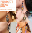 TOAOB 150pcs Hypoallergenic Earring Hooks Mixed Colors Ear Wire Hooks Earring Making Kit with 1000pcs Open Jump… — 6
