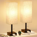 Fenmzee Bedside Lamp for Bedroom Set of 2 - Small Table Lamp for Nightstand — 1