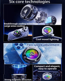 Phone Cooling Fan, Magnetic Radiator with RGB Lights,for Mobile Games and Live Streaming, Universal Compatibility for Android/iPhone/iPad, Large-Area Conduction Cooling (Cooler 2 Black) photo 3