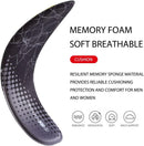 CCSOFTIME Memory Foam Shoe Inserts for Women, Replacement Insoles for Work Boots Running Shoes Hiking Shoes Sneakers Cushion Shoe Liners Navy W7 — 2