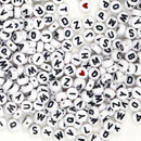 Melius Acrylic Letter Beads, 1450 Pcs 4x7mm Round Alphabet Beads in 28 Grid Box for Jewelry Making, DIY Bracelets… — 6