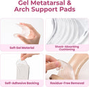 2-in-1 Gel Foot Cushions – Soft Metatarsal Pads & High Arch Support Inserts 4