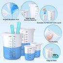 LET'S RESIN Silicone Measuring Cups, 450 ml and 100 ml Mixing Kit — 4