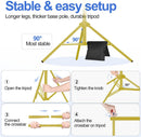 EMART Backdrop Stand 10x10FT Adjustable Back Drop Stand for Party -Gold | Titanium Gold — 4