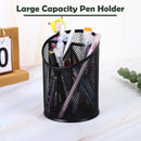 MINDEPOT 2 Pack Pencil Holder Pen Cup for Desk Round Pen Organizer — 5
