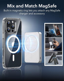 ESR for iPhone 16 Pro Case, Compatible with MagSafe, Shockproof Military-Grade Protection, Magnetic Phone Case for iPhone 16 Pro, Classic Hybrid Case (HaloLock), Clear — 4