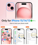 FNTCASE for iPhone 15/14/13 Case, Fit for Magsafe, Glass Screen Protector — 2