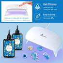 Bsrezn 200g UV Resin Kit with Light, Clear UV Epoxy Resin Cure for Jewelry — 4